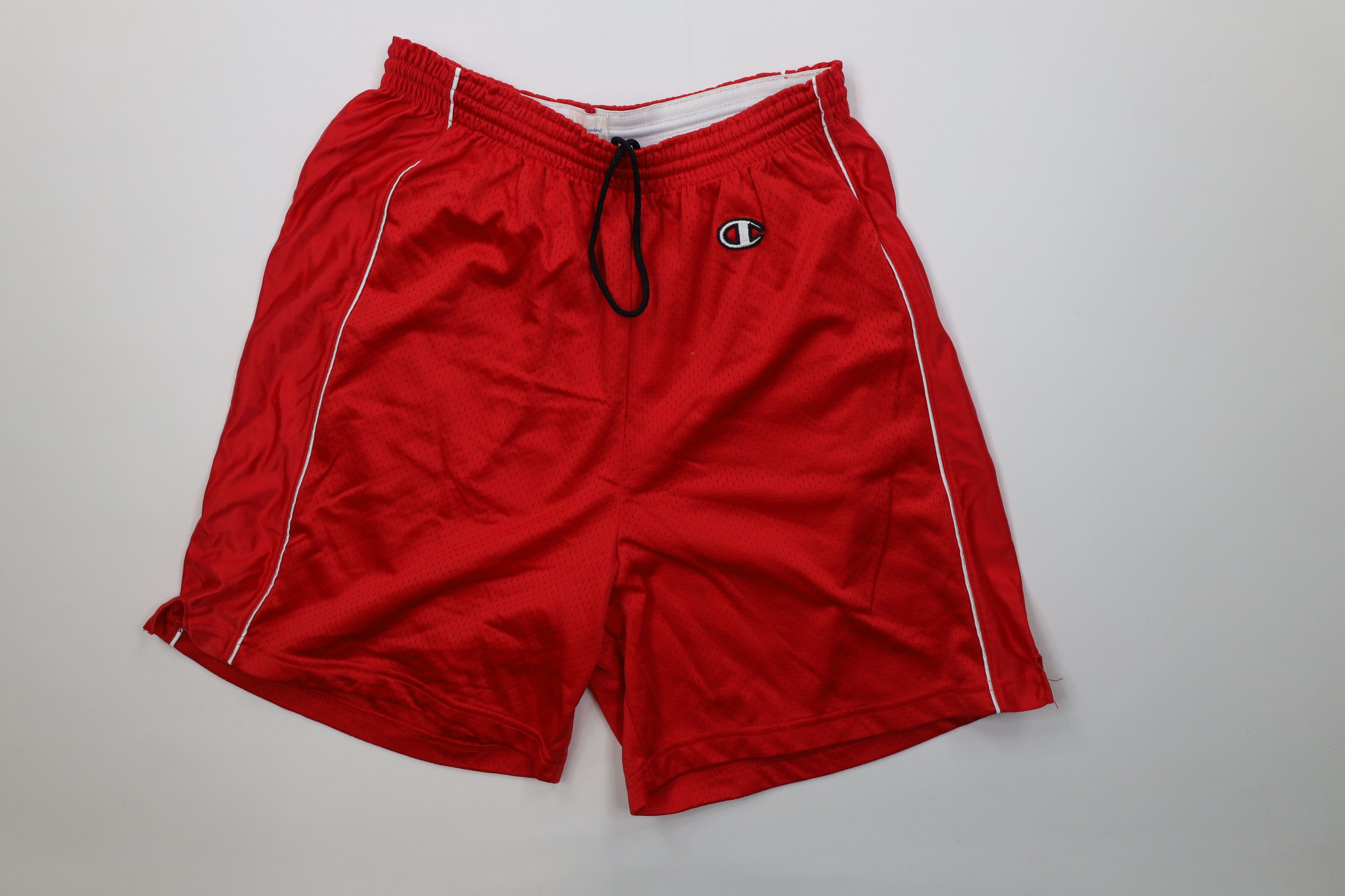 Champion Vintage 90s Champion Heavyweight Mesh Gym Basketball Shorts Size US 34 / EU 50 - 1 Thumbnail