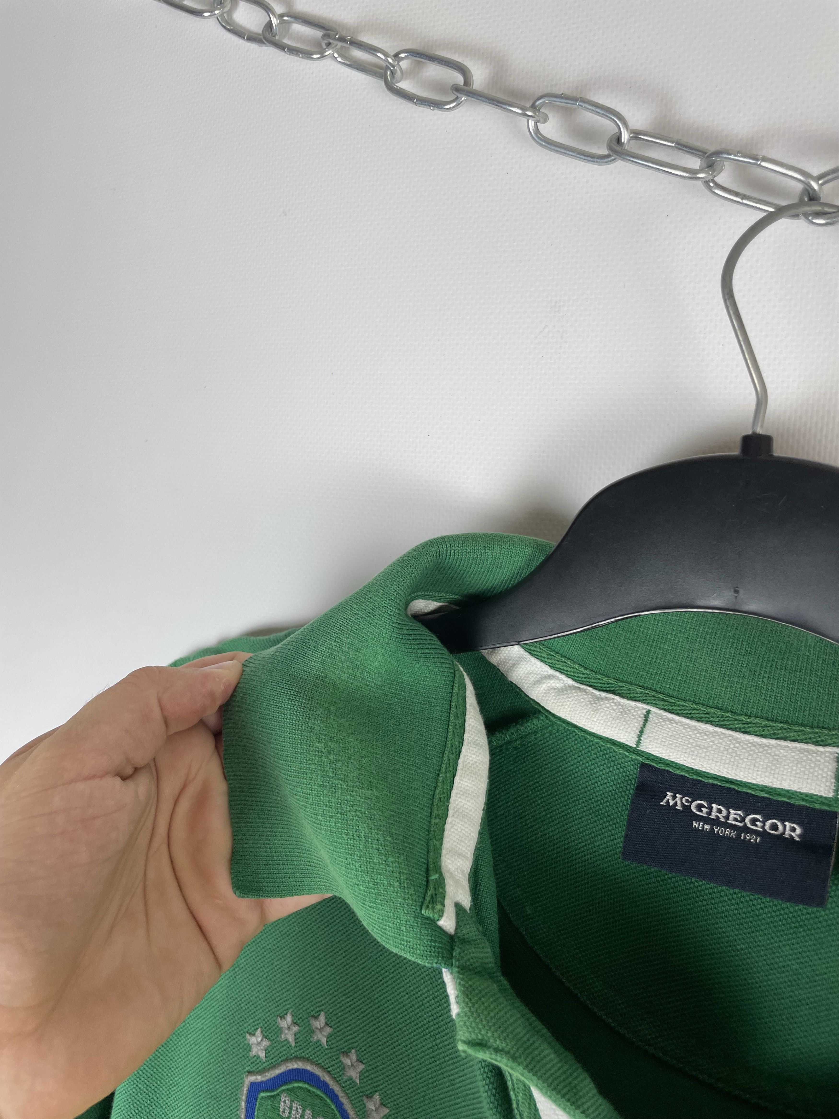 McGregor Vintage Polo Brasil Big Logo 90 Size US XL / EU 56 / 4 - 7 Thumbnail