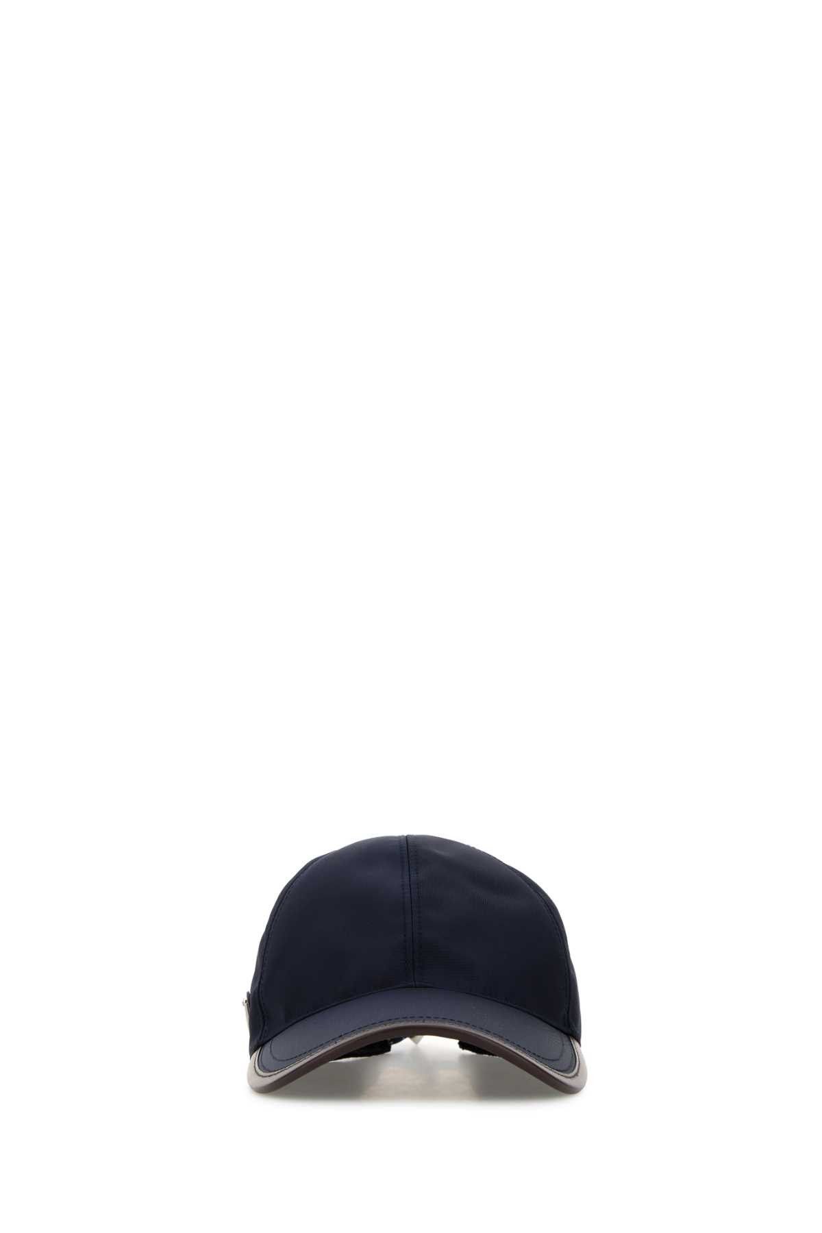 Prada Navy Blue Re-Nylon Baseball Cap Size ONE SIZE - 1 Thumbnail