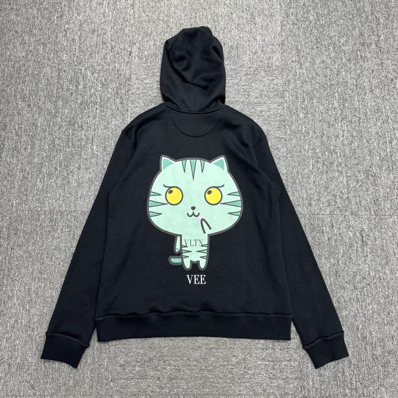 Valentino Valentino Kitten print hooded sweatshirt Size US M / EU 48-50 / 2 - 5 Thumbnail