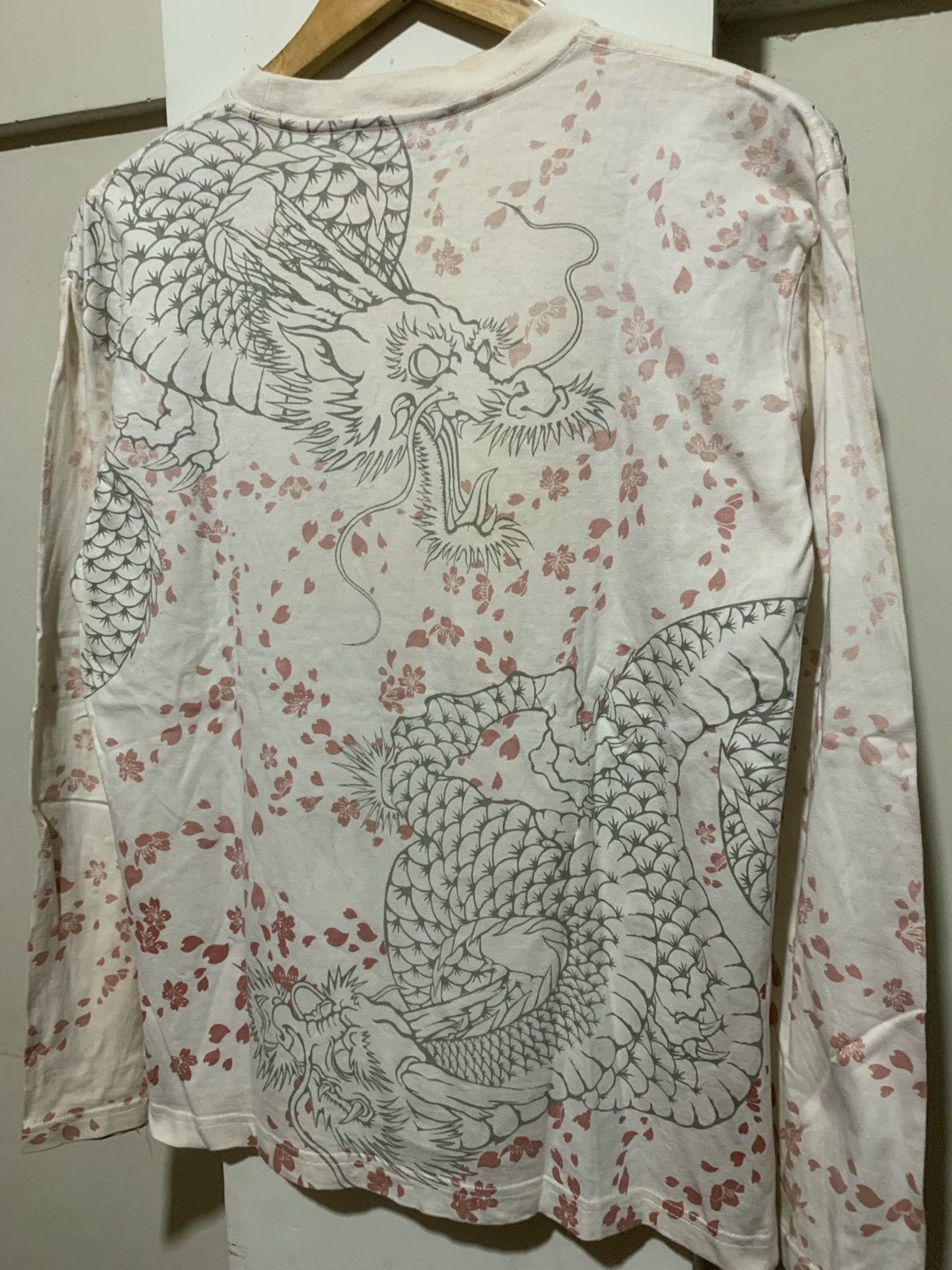 14th Addiction Vintage Y2K Dragon AOP Embroidered Yakuza Longsleeve Tee Size US L / EU 52-54 / 3 - 19 Thumbnail