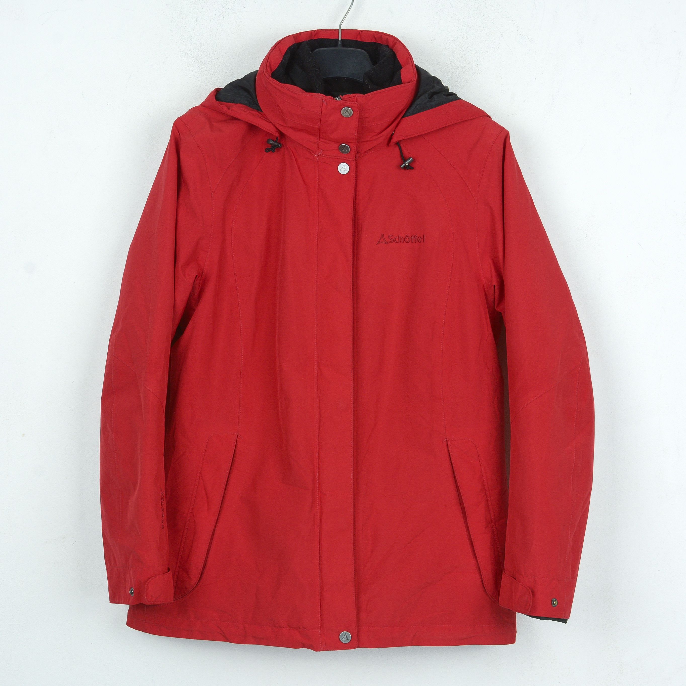image of Schoffel 3In1 S/m Jacket Coat Windbreaker Gore-Tex Parka in Red, Women's (Size Small)