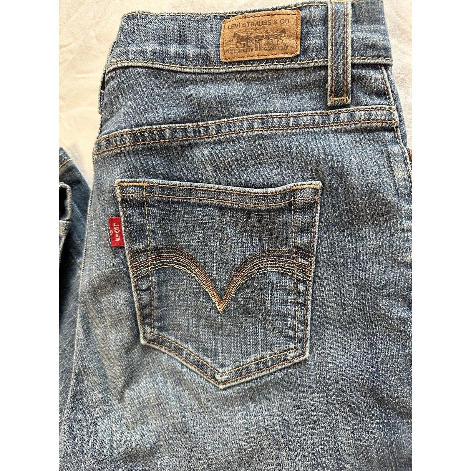 Levi's Levis Original Perfectly Slimming 512 Jeans Blue Sz 6M VTG Size 28" / US 6 / IT 42 - 2 Thumbnail