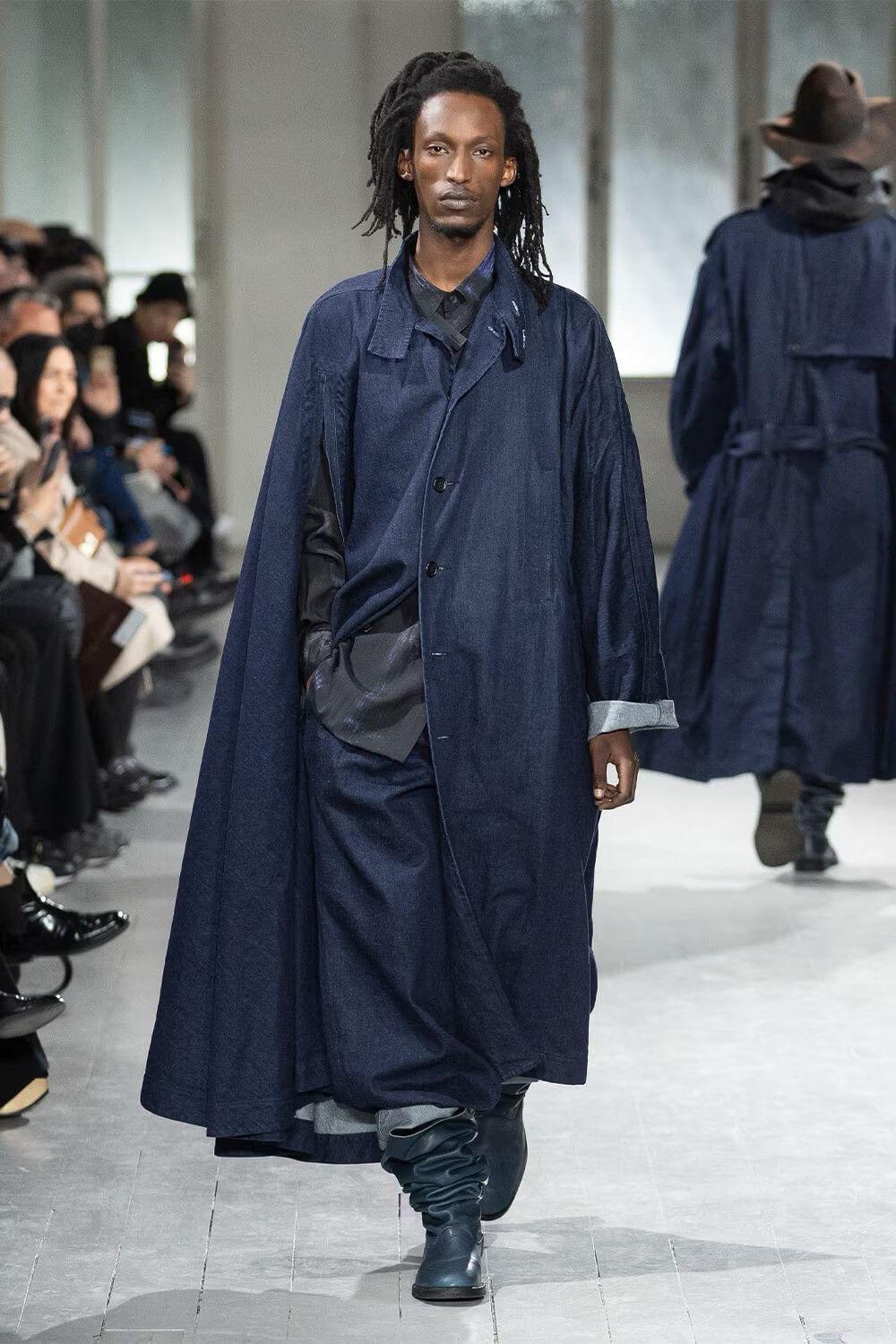 Yohji Yamamoto Yohji Yamamoto Pour Homme Wide Leg Denim Pants Size US 34 / EU 50 - 1 Thumbnail