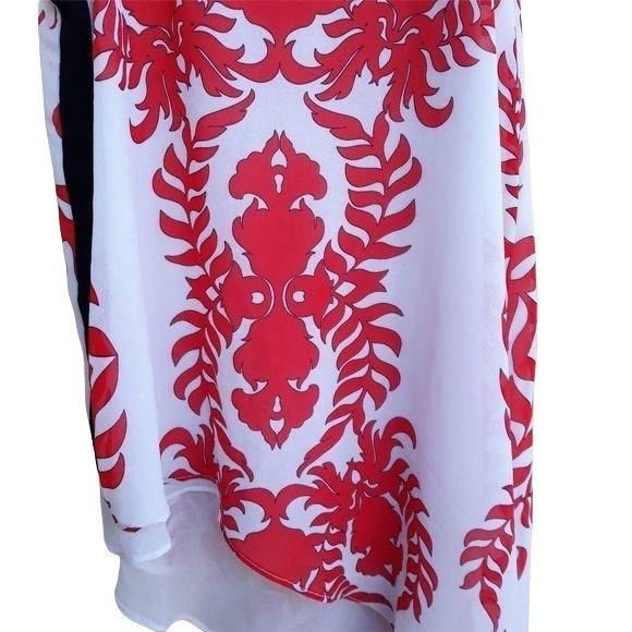 Vintage Atina Cristina Artsy Asymmetrical Hem Tunic Top Sz XS White Size XS / US 0-2 / IT 36-38 - 7 Thumbnail