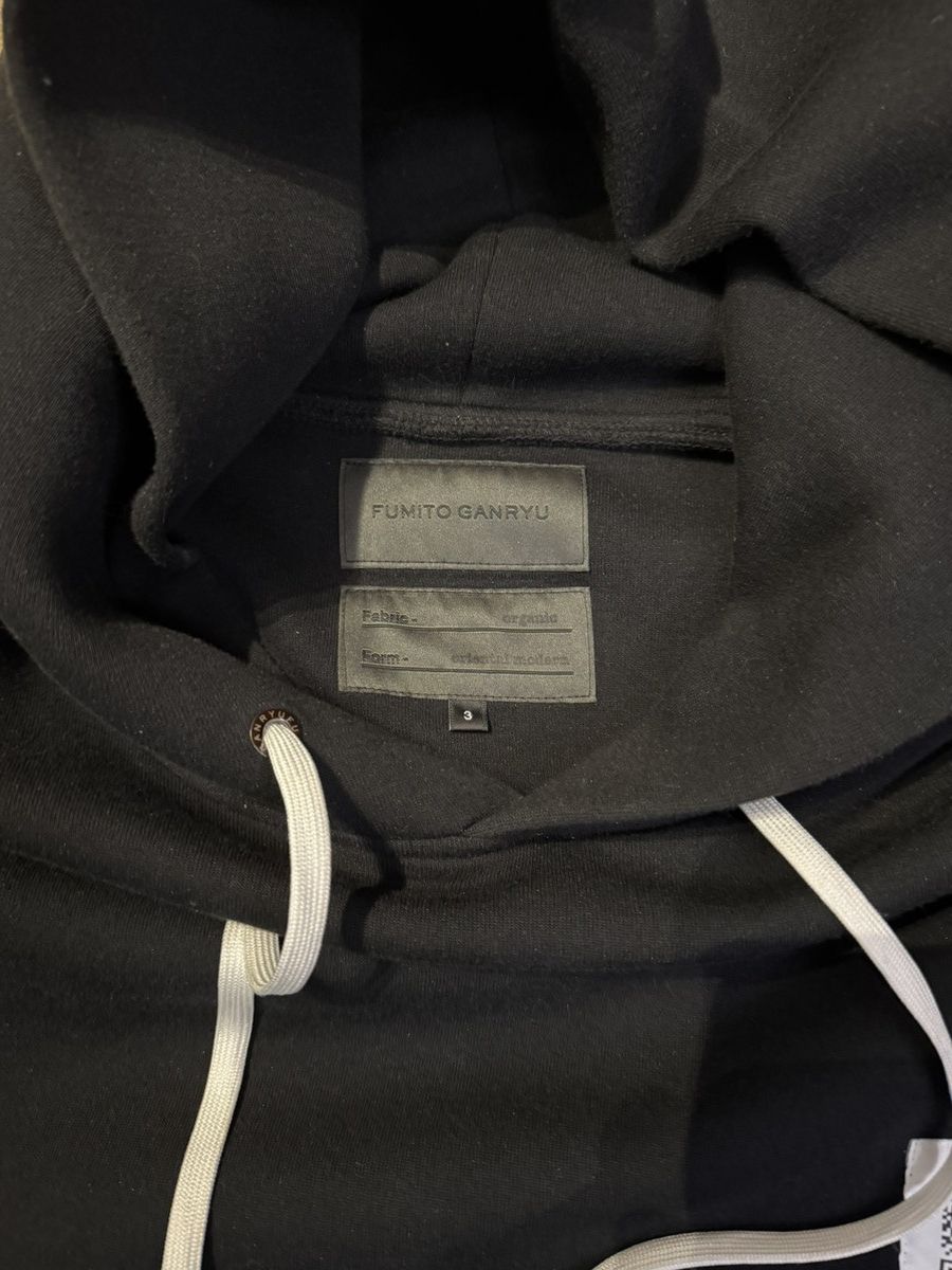 Fumito Ganryu Fumito Ganryu Black Kimono Hoodie Size US L / EU 52-54 / 3 - 4 Thumbnail