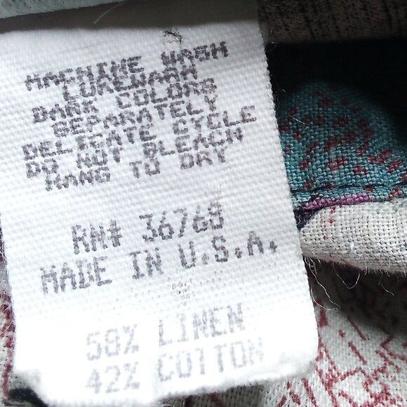 Vintage Vintage BTX Abstract Geometric Pattern Button Shirt Size US M / EU 48-50 / 2 - 4 Thumbnail