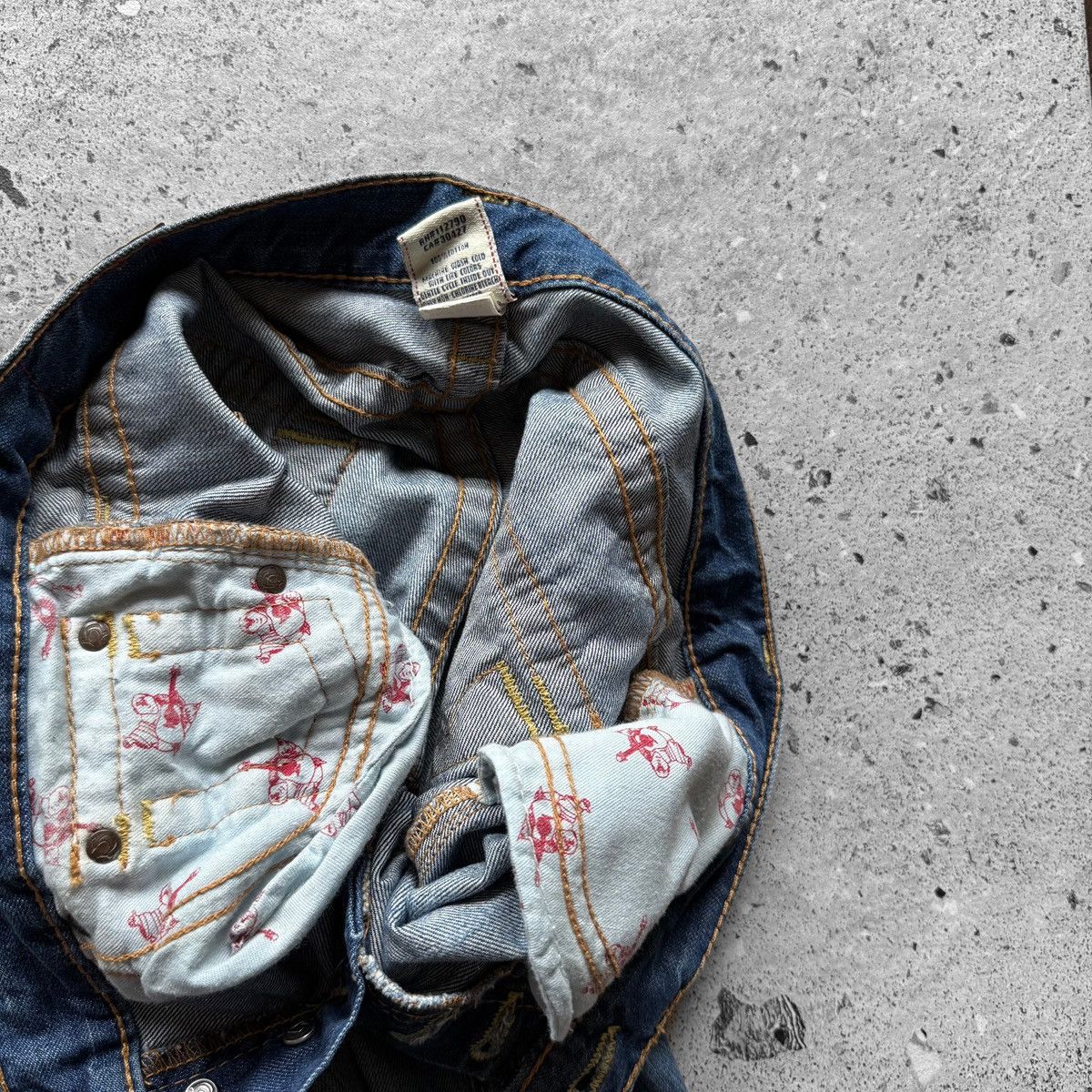 True Religion × Vintage True Religion Vintage Distressed Denim Jeans Made in USA Size 24" / US 00 / IT 34 - 8 Thumbnail