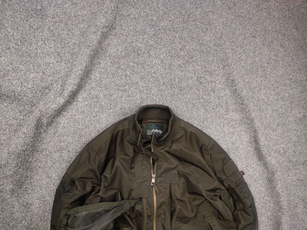 Vintage Vintage Air Force USA industr military Bomber Bondage Jacket Size US XL / EU 56 / 4 - 1 Thumbnail