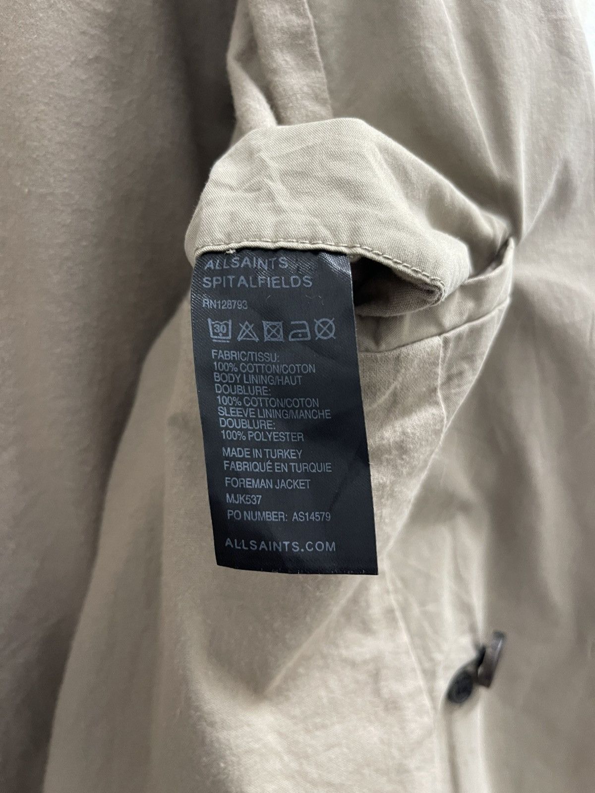 Allsaints Allsaints Spitalfields Foreman Jacket Size US XS / EU 42 / 0 - 13 Thumbnail