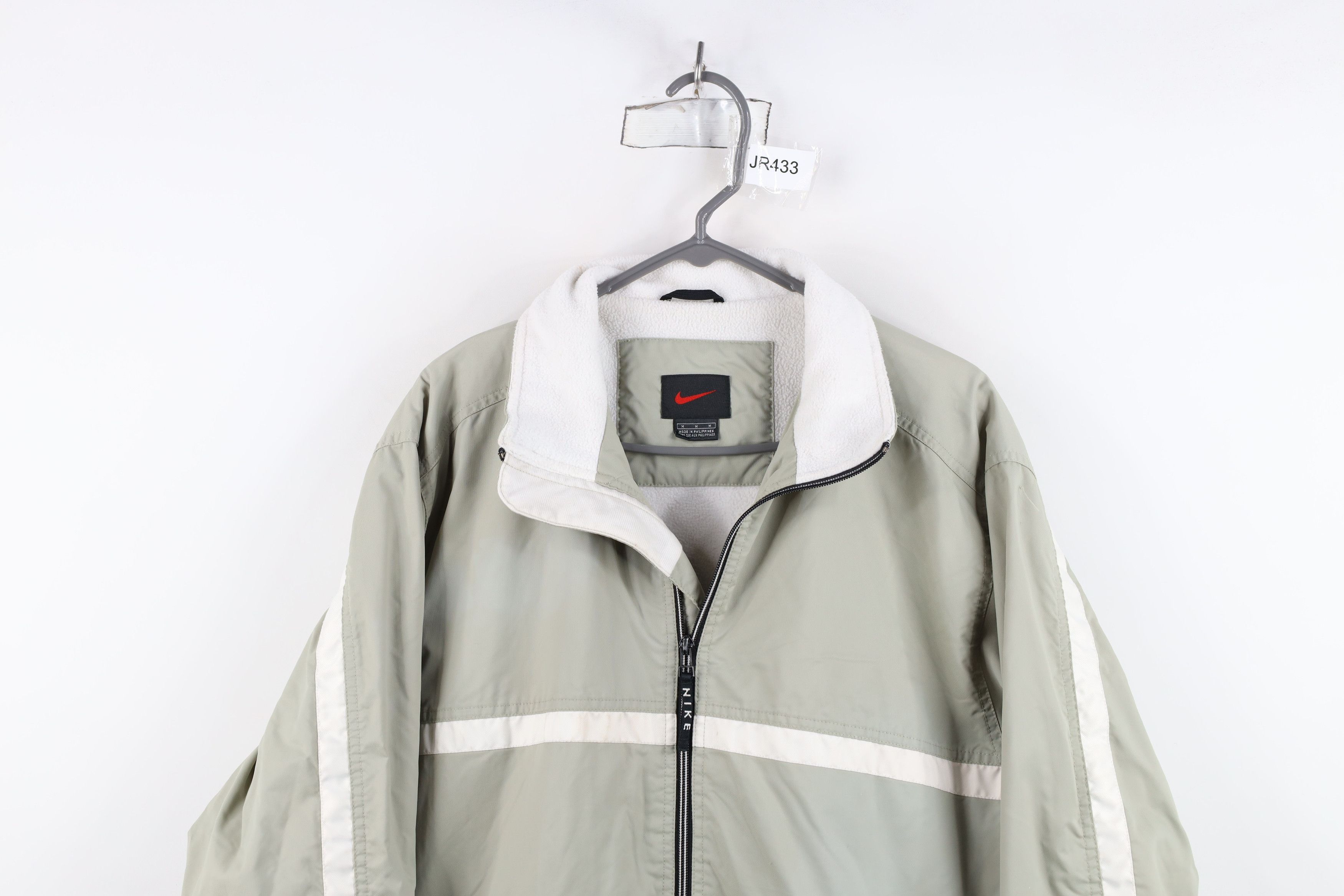 Nike Vintage 90s Y2K Nike Scott Mini Swoosh Fleece Lined Jacket Size US M / EU 48-50 / 2 - 2 Thumbnail