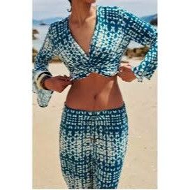 Zara Zara Printed Flowy Pants Size 27" / US 4 / IT 40 - 7 Thumbnail