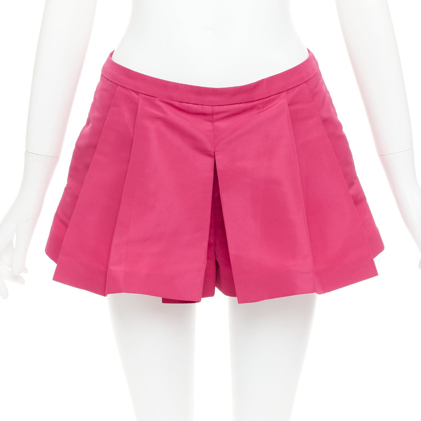 RED Valentino RED VALENTINO rose pink high waisted pleated mini skort skirt IT38 XS Size 26" / US 2 / IT 38 - 1 Thumbnail
