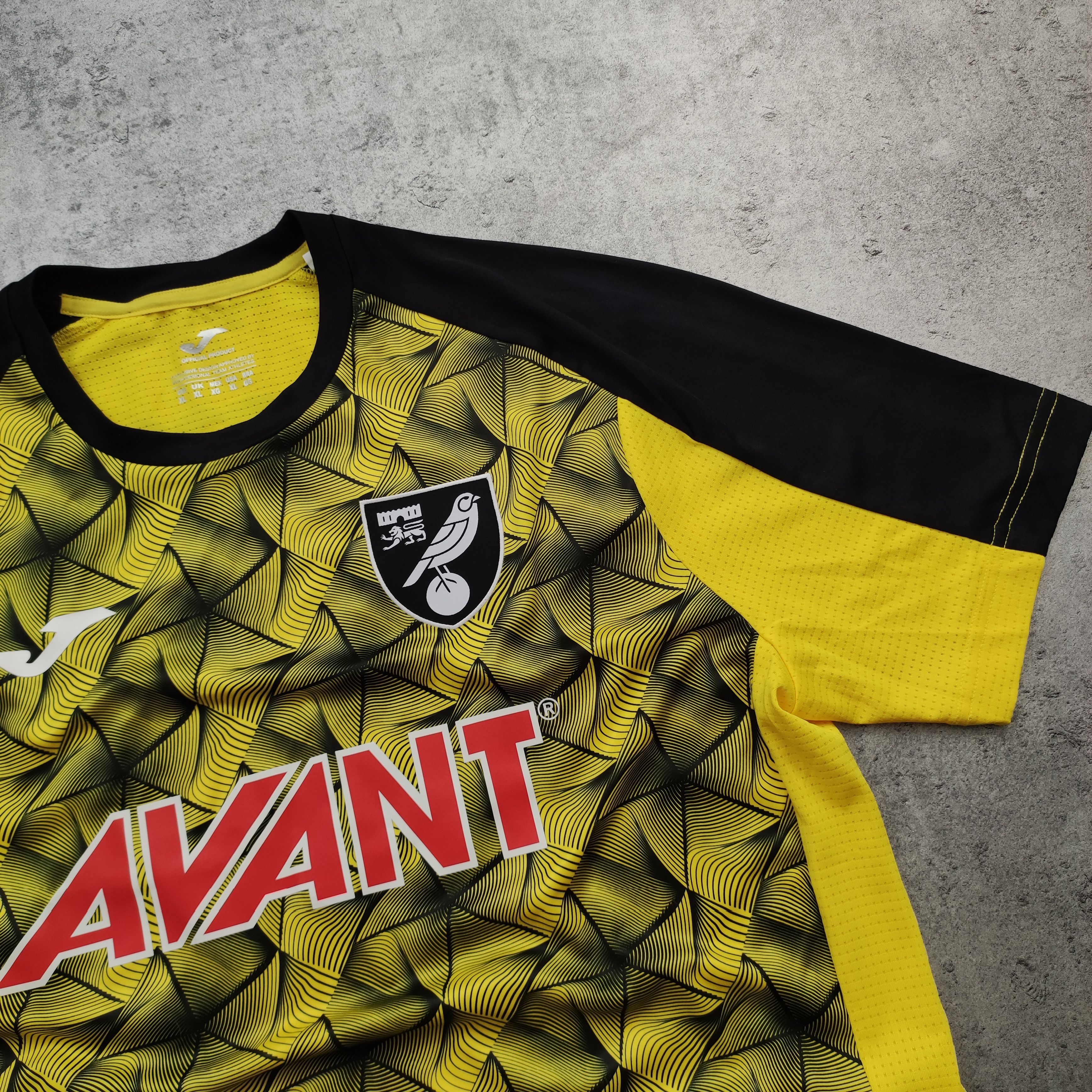 Vintage RARE Norwich City Joma x Football Yellow Match Jersey Size US XL / EU 56 / 4 - 4 Thumbnail