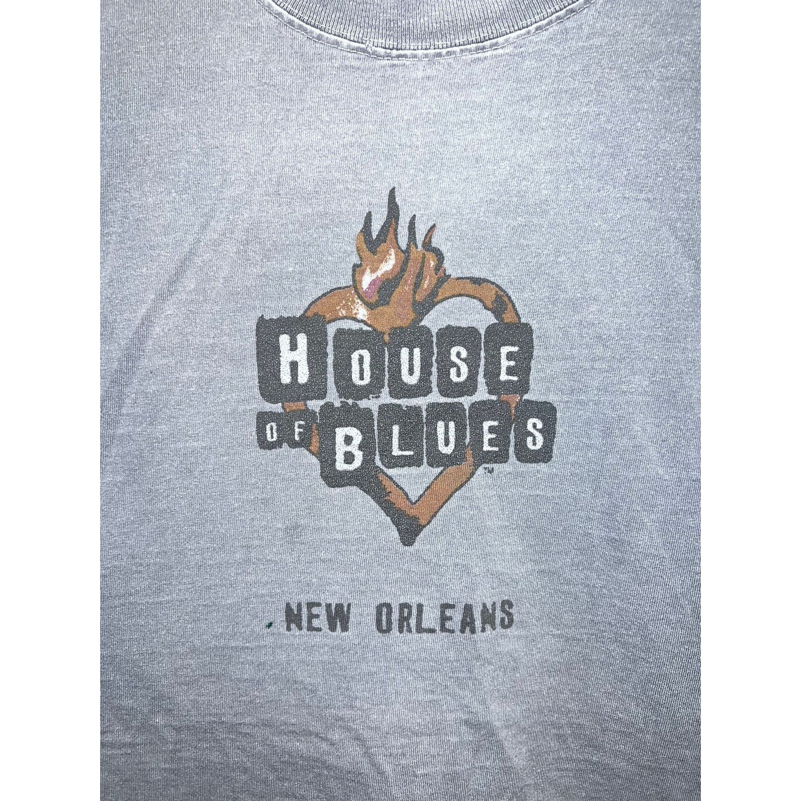 Vintage Vintage House Of Blues New Orleans Shirt Tour Tee 90s VTG XL Size US XL / EU 56 / 4 - 3 Thumbnail