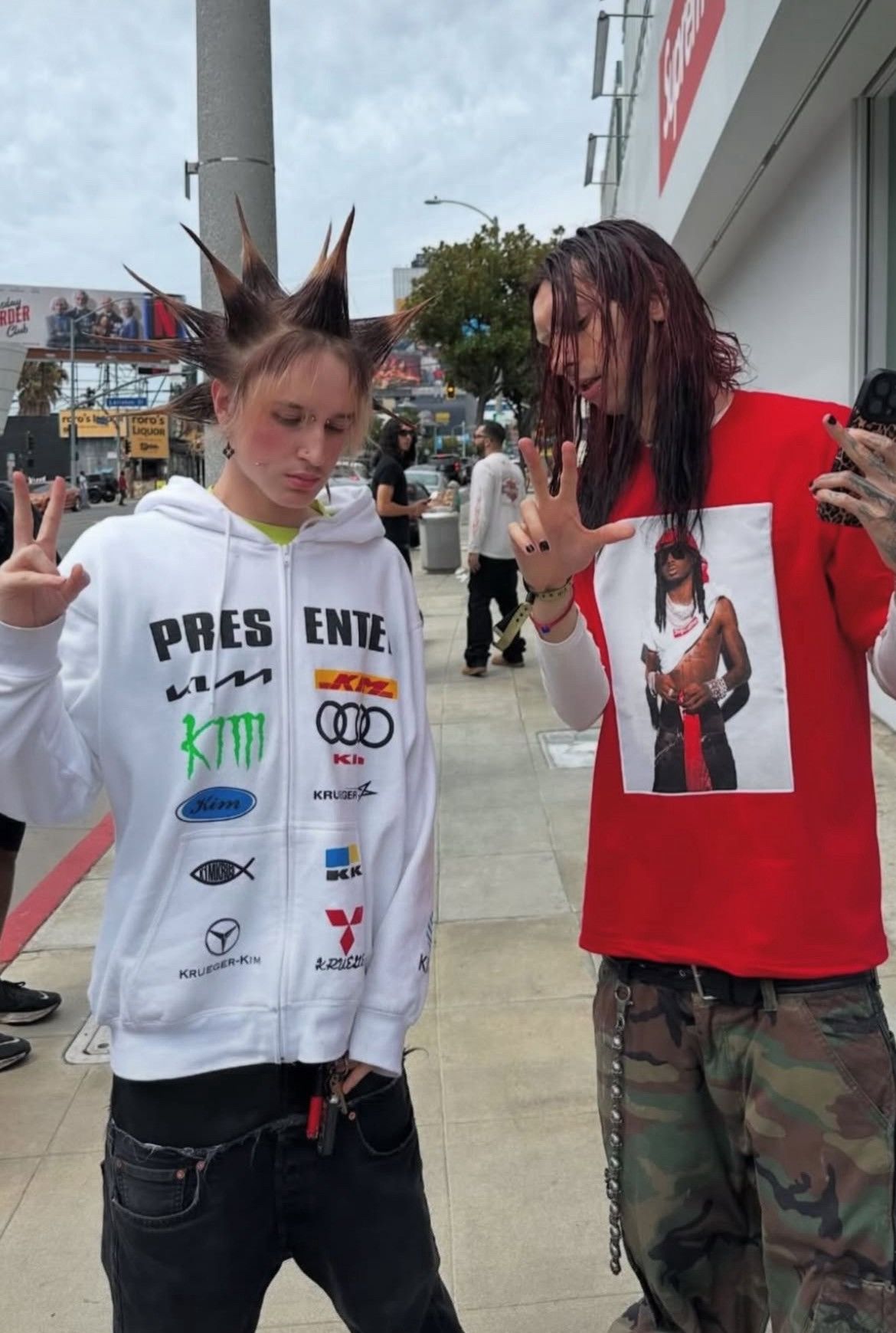 Supreme Supreme Red Playboi Carti T-shirt Size US L / EU 52-54 / 3 - 4 Thumbnail
