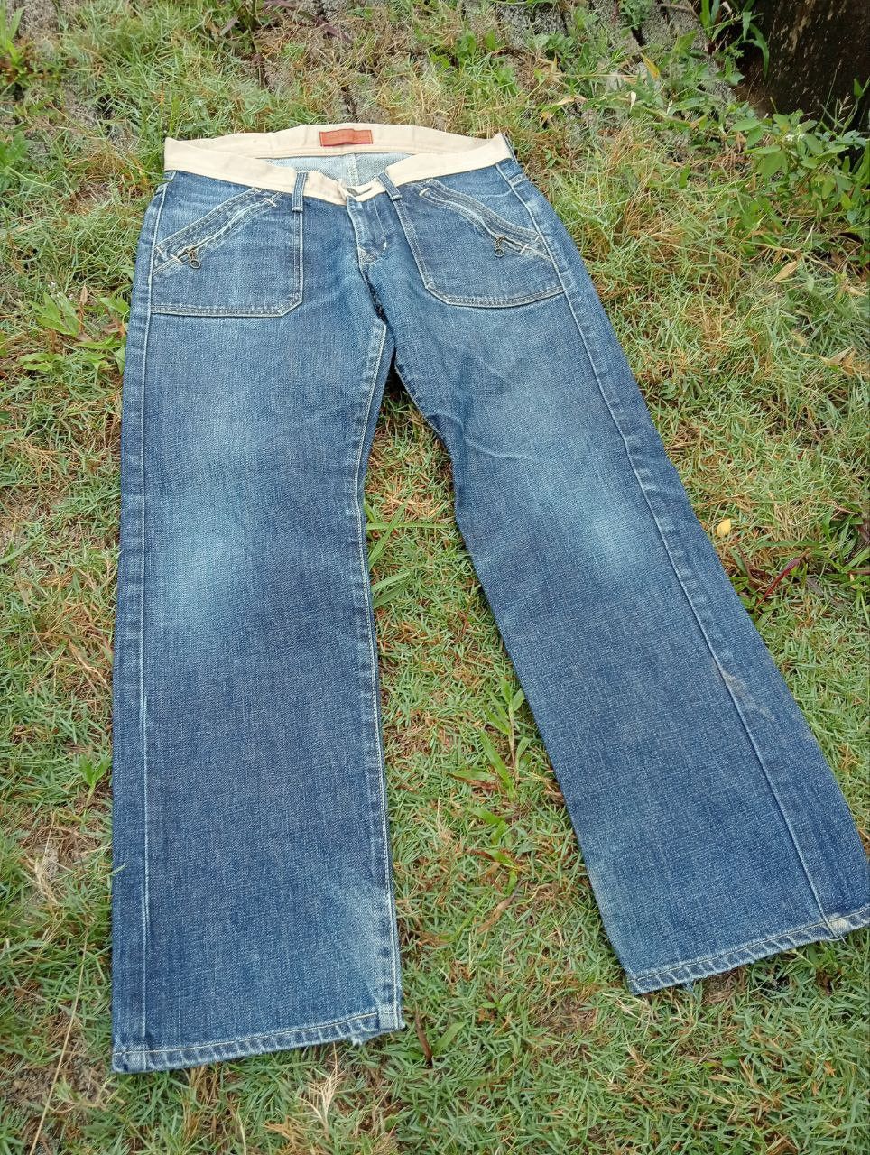 Edwin Vintage Edwin E Function Blue Jeans - Size 31 Size US 31 - 3 Thumbnail