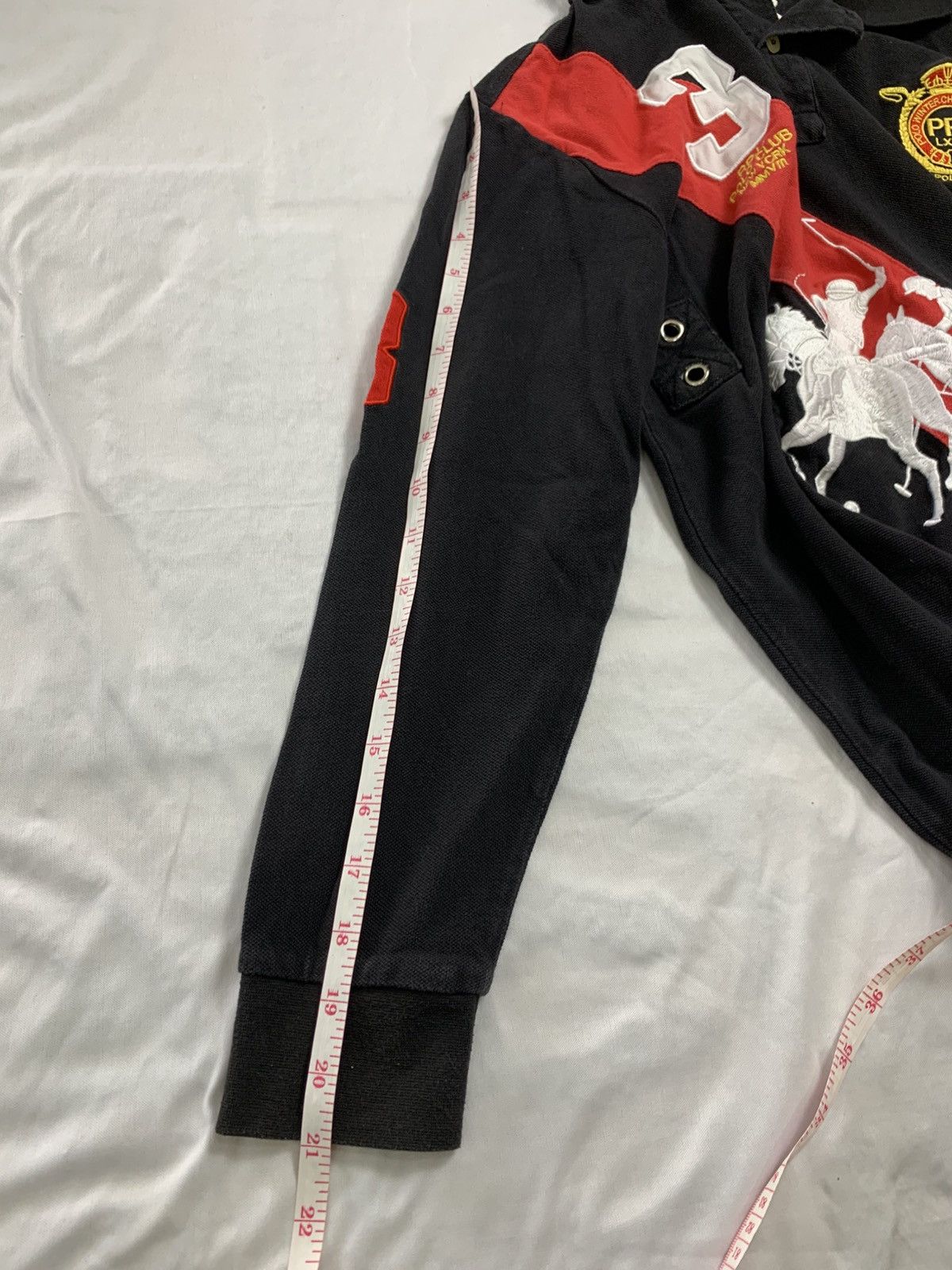 Ralph Lauren polo team mercer club ralph lauren rare longsleeve Size US S / EU 44-46 / 1 - 13 Thumbnail