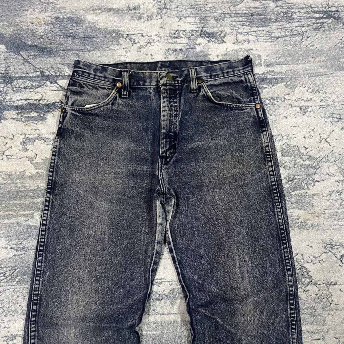 Vintage × Wrangler Vintage Wrangler Blue bell Faded Black Denim Jeans Size US 31 - 3 Thumbnail