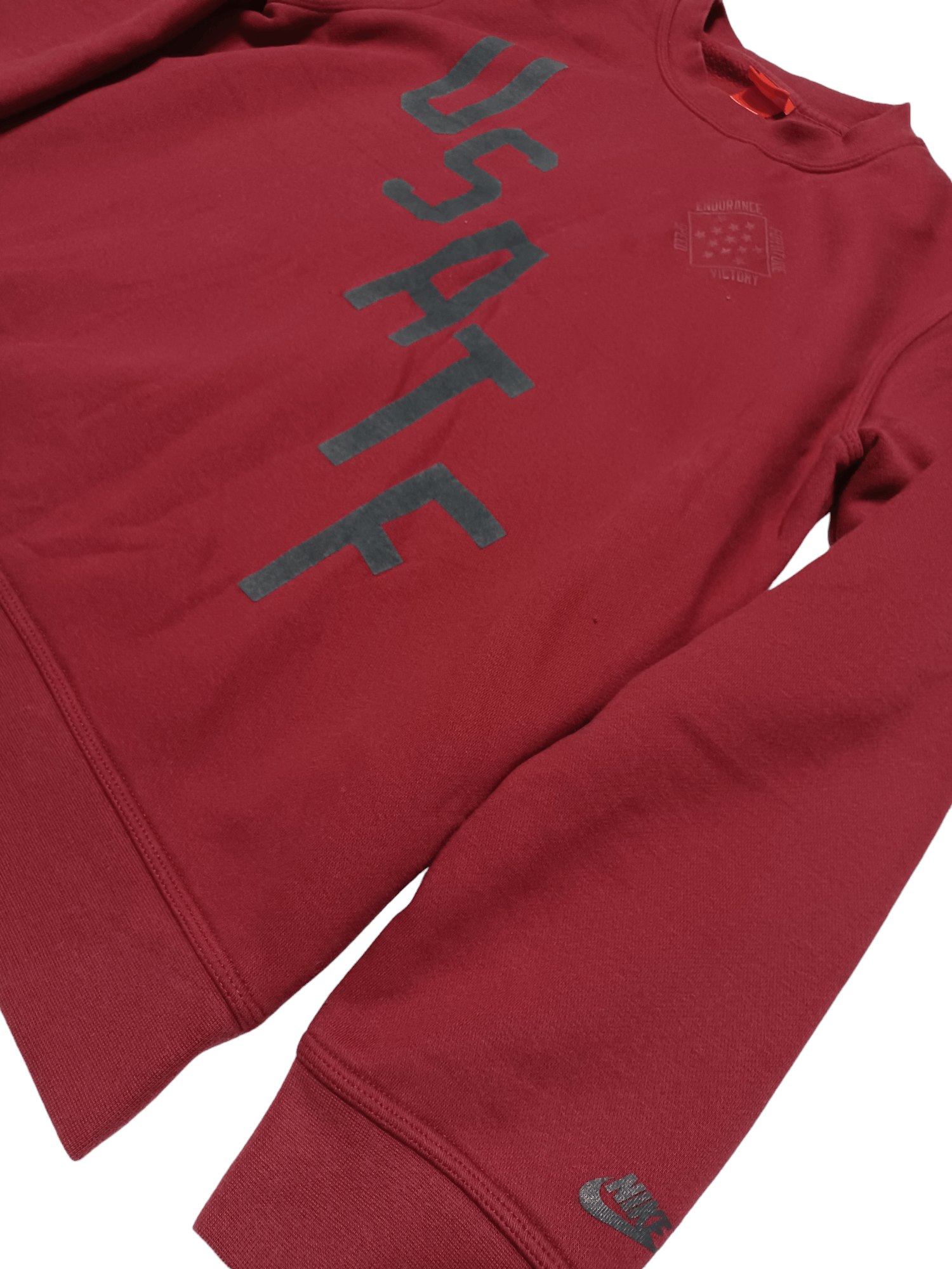 Nike VERY RARE NIKE USATF ATHLETIC SWEATSHIRT ON FLEECE Size US L / EU 52-54 / 3 - 3 Thumbnail