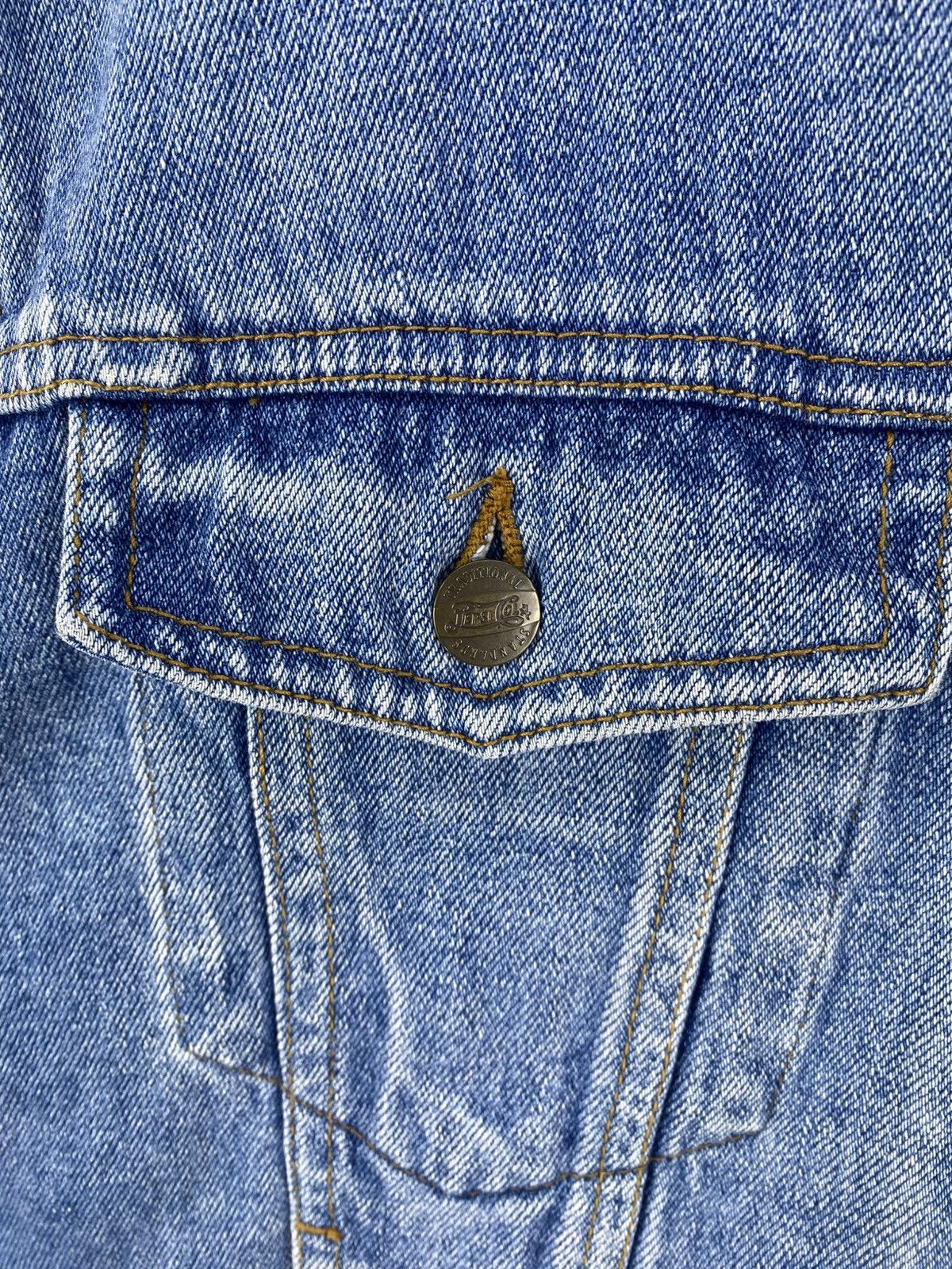 Vintage Vintage 90’s Pepsi Cola Trucker Denim Jacket Size US M / EU 48-50 / 2 - 10 Thumbnail