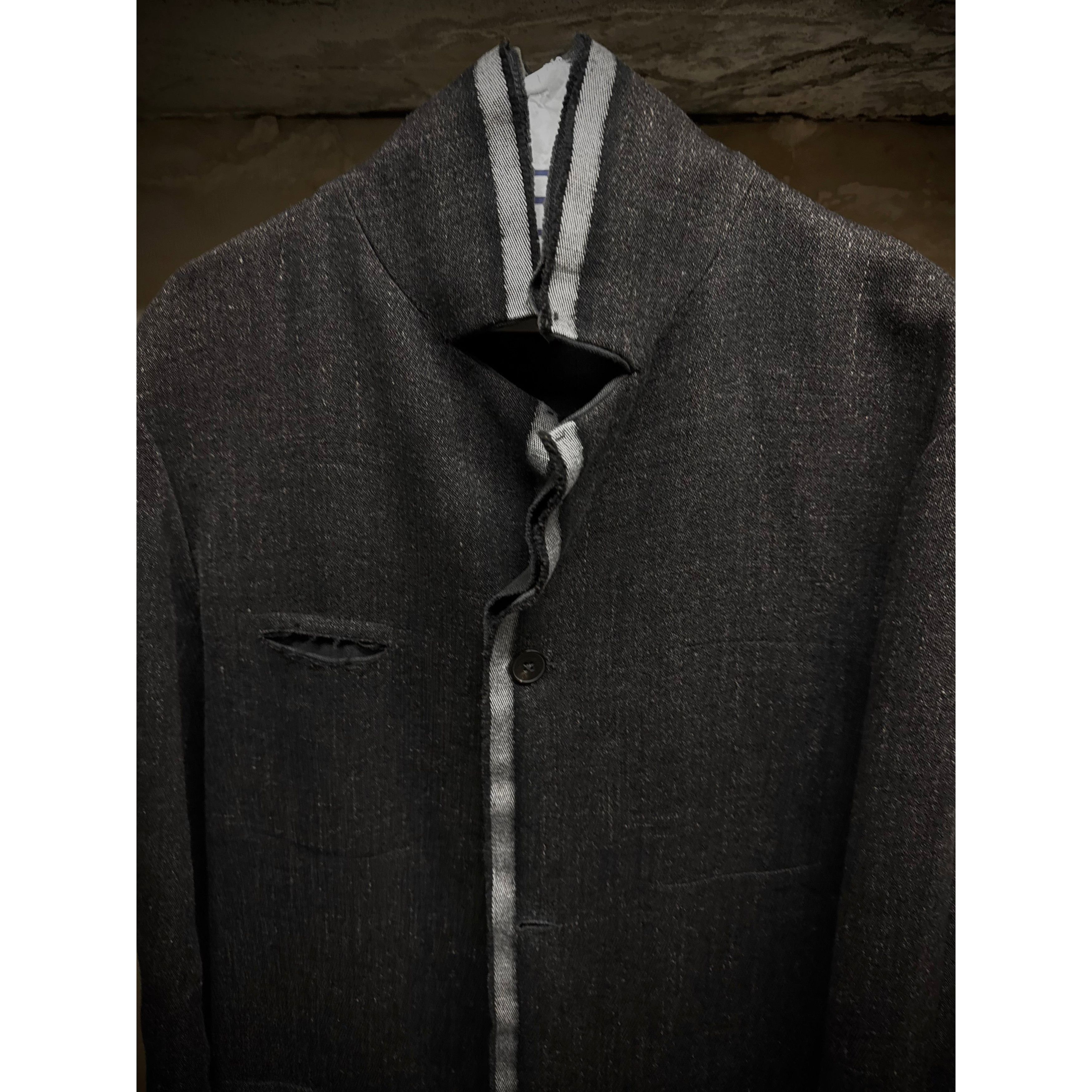 Ma+ ma+ by Maurizio Amadei 261LCM Wool Hemp Selvedge Pocket Coat Size US M / EU 48-50 / 2 - 4 Thumbnail