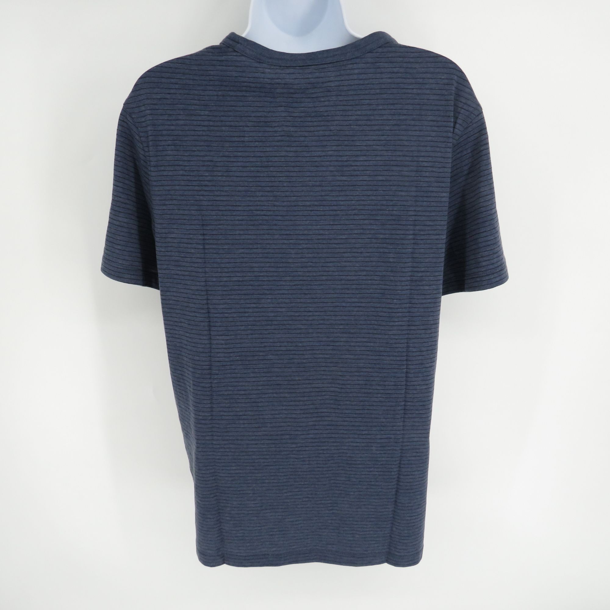 Daniel Buchler Daniel Buchler Navy Blue Striped Short Sleeve T-Shirt S Soft Size US S / EU 44-46 / 1 - 4 Thumbnail