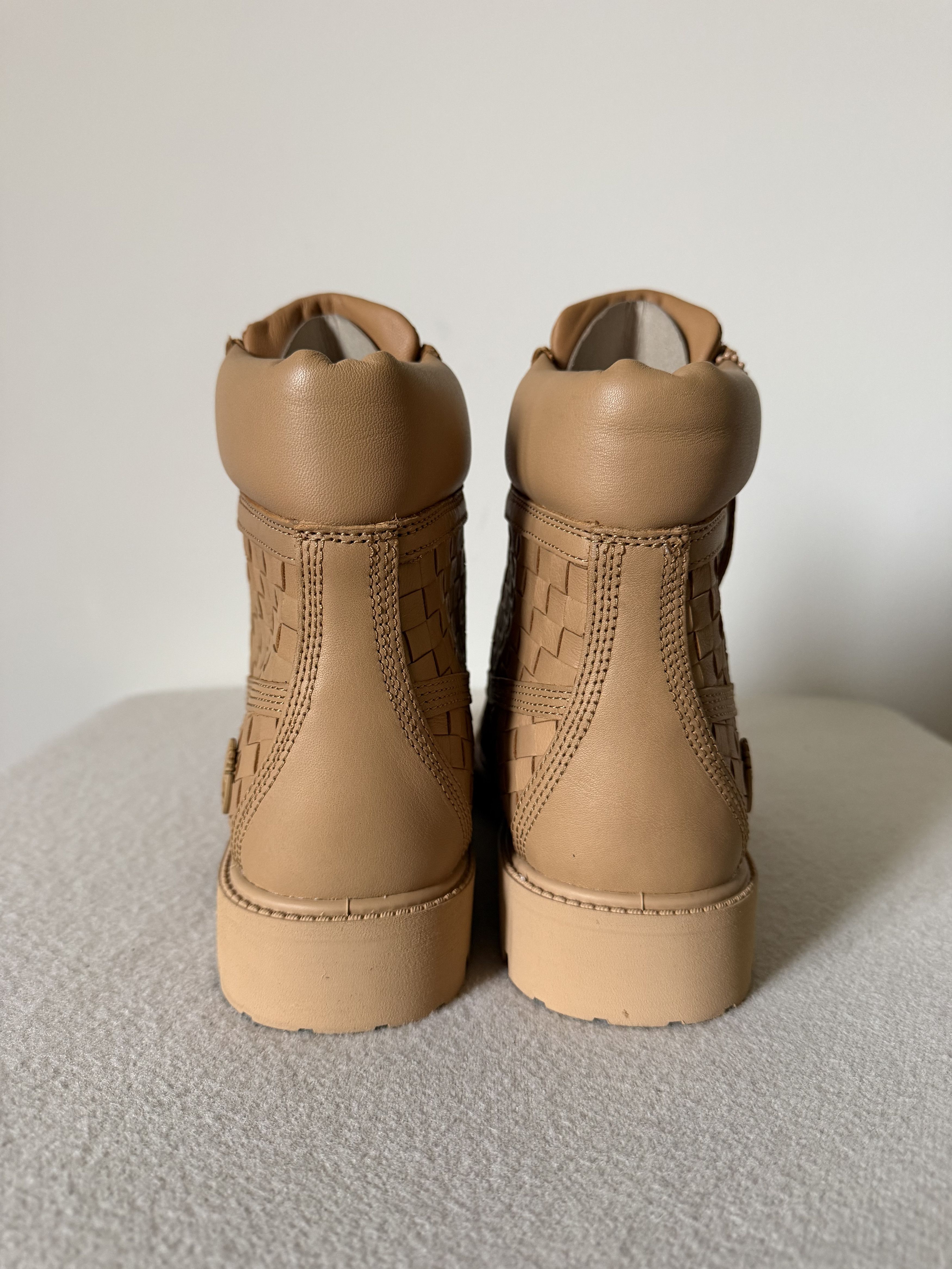 Timberland Timberland 6 Inch Premium Boots in Beige Woven Leather Size US 10.5 / EU 43-44 - 5 Thumbnail