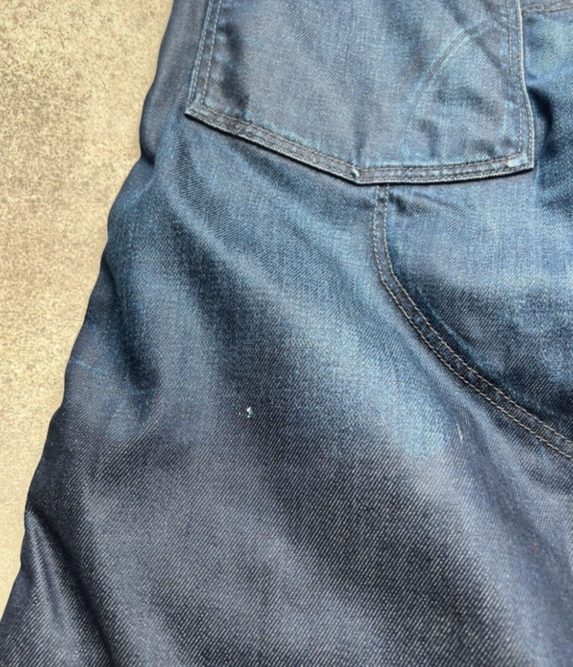 G Star Raw denim biker jeans