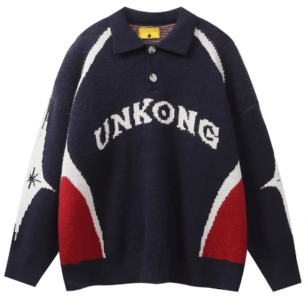 Japanese Brand × Vintage "Unkong-L" Knitted Long Sleeve Pullover Size US L / EU 52-54 / 3 - 1 Thumbnail