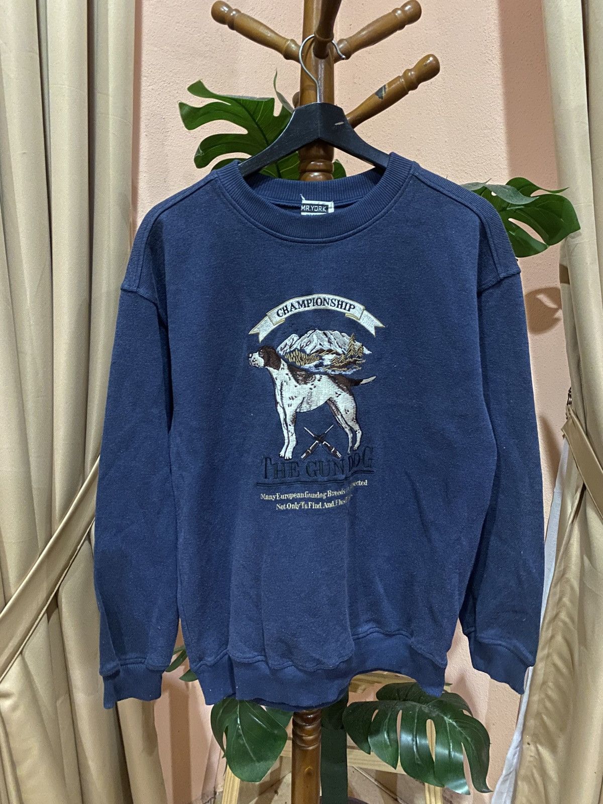 Vintage Vintage MR. YORK “The Gundog Championship Graphic Sweatshirt Size US M / EU 48-50 / 2 - 1 Thumbnail