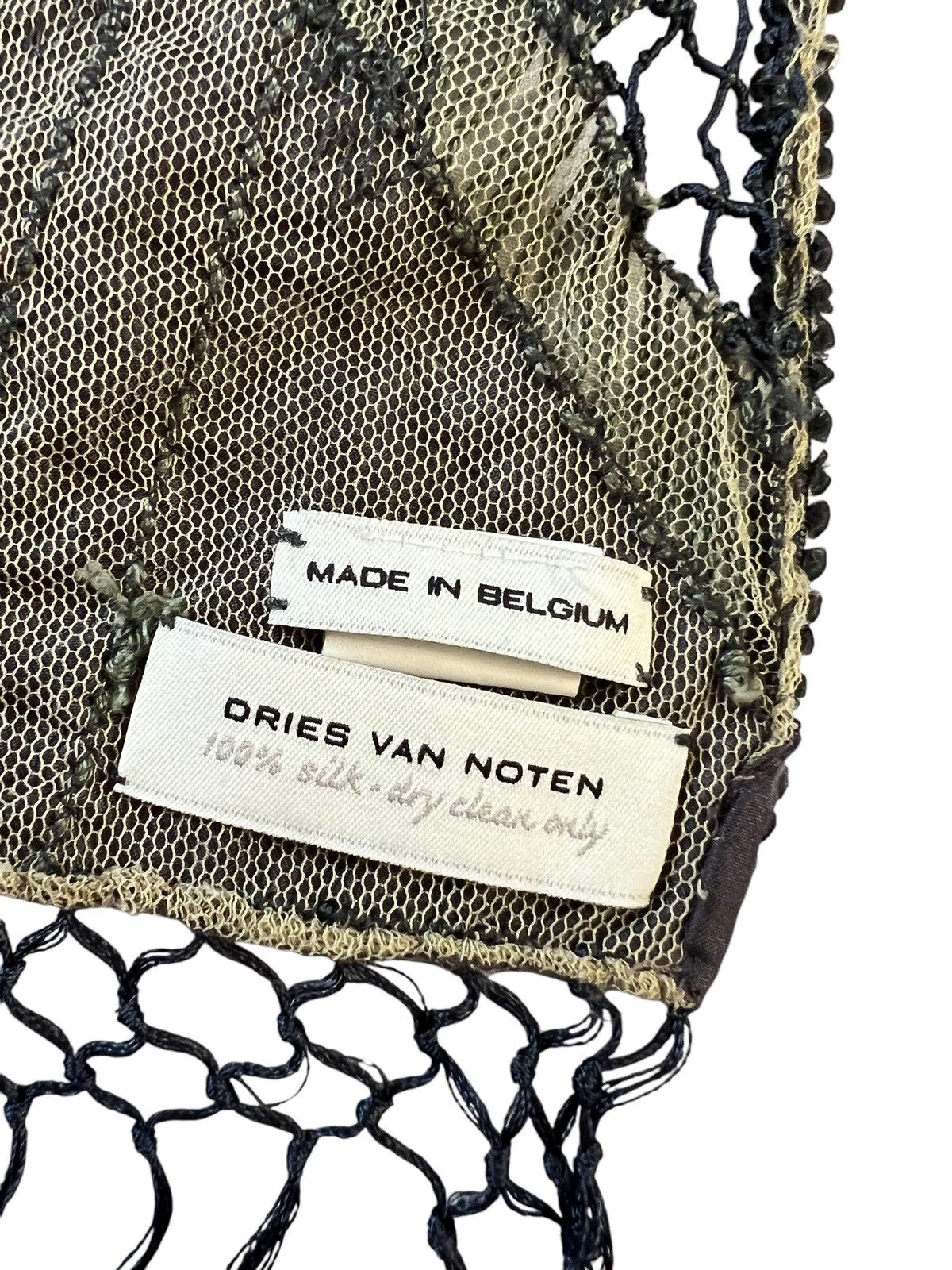 Dries Van Noten Dries Van Noten Handmade Lace Silk Scarf Size ONE SIZE - 15 Thumbnail