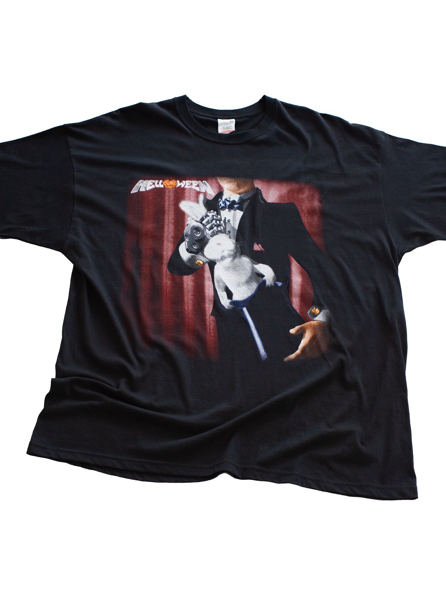 Band Tees 2006 Helloween "Rabbits On The Run" 00s Euro Tour T-Shirt Size US XL / EU 56 / 4 - 1 Thumbnail