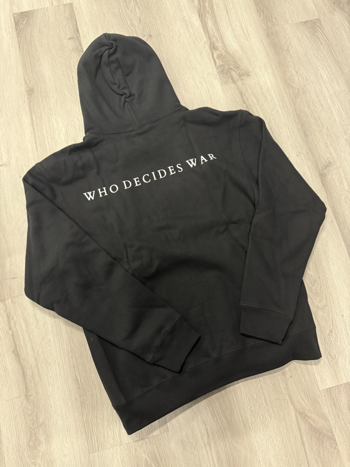 Who Decides War WHO DECIDES WAR BLACK STAINED GLASS HOODIE Size US L / EU 52-54 / 3 - 5 Thumbnail