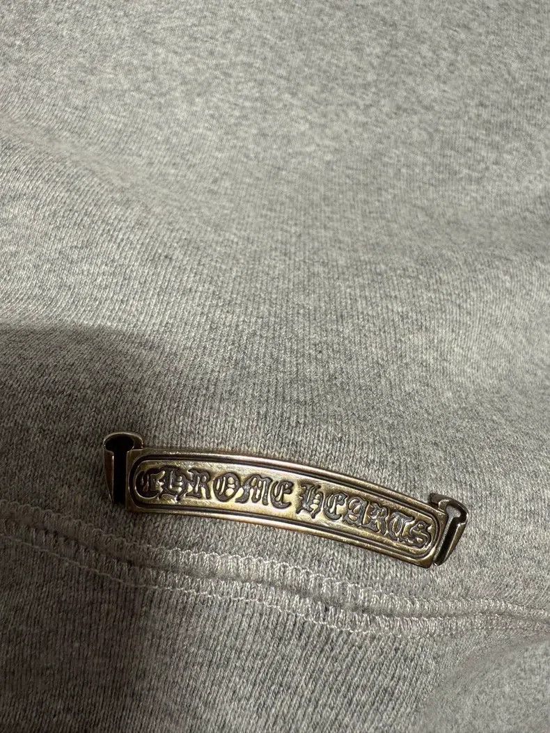 Chrome Hearts CHROME HEARTS Size M Thirty-character leather zipper sweate Size US M / EU 48-50 / 2 - 4 Thumbnail