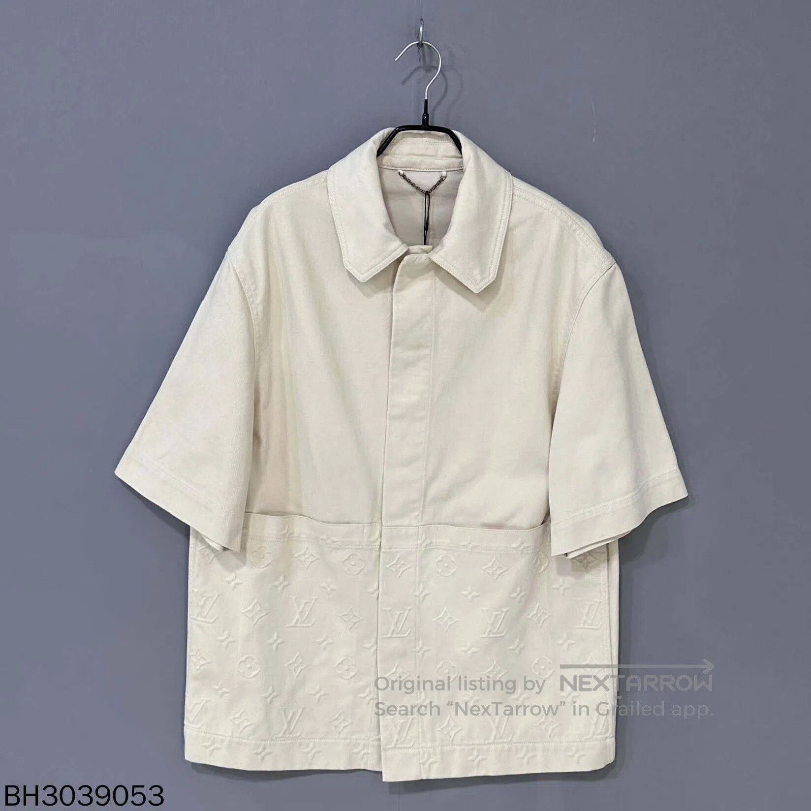 Louis Vuitton embossed logo denim shirt jacket by Louis Vuitton. Size US XS / EU 42 / 0 - 1 Thumbnail
