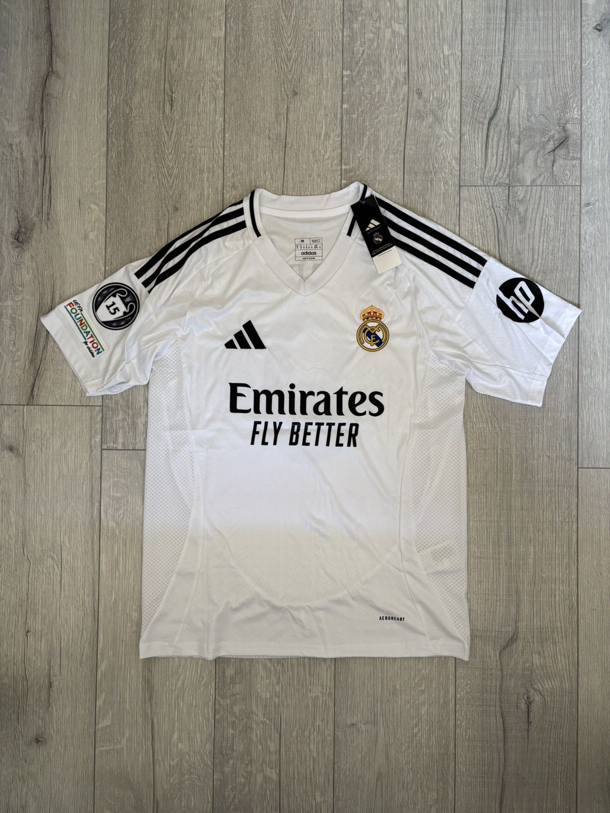 Nike 24/25 Adidas Real Madrid Home Kit Mbappe #9 Size US M / EU 48-50 / 2 - 1 Thumbnail
