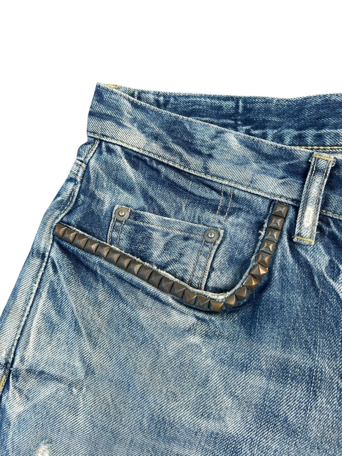 Hysteric Glamour Vintage Hysteric Glamour Selvedge Button Fly Punk Denim Jean Size US 33 - 9 Thumbnail