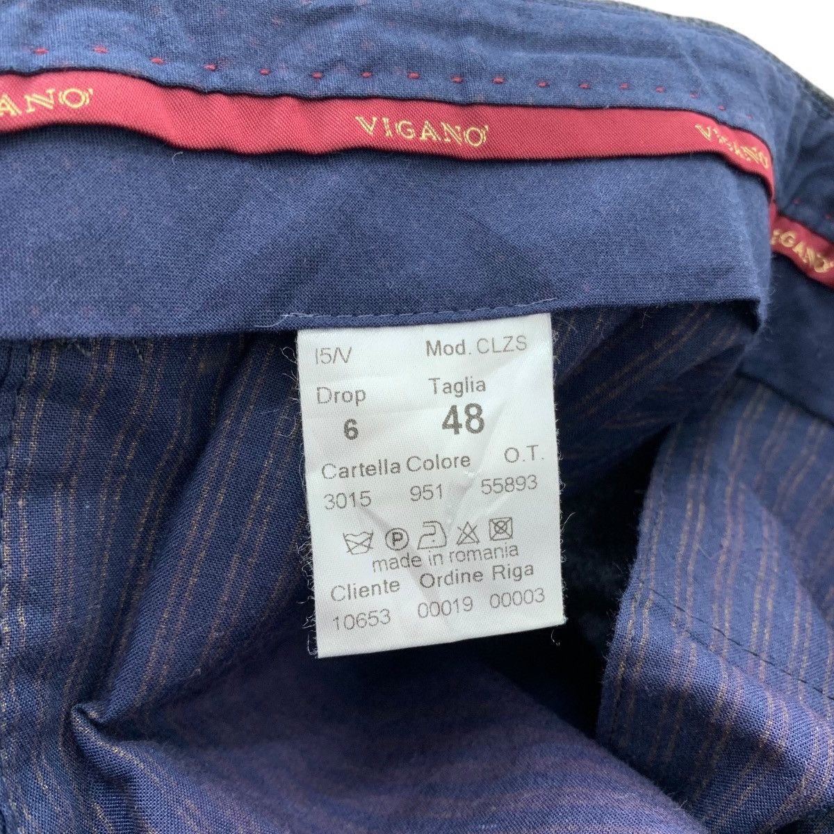 Vintage Vintage VIGANO ROMANIA Brand Wool Casual Pants Size US 32 / EU 48 - 8 Thumbnail