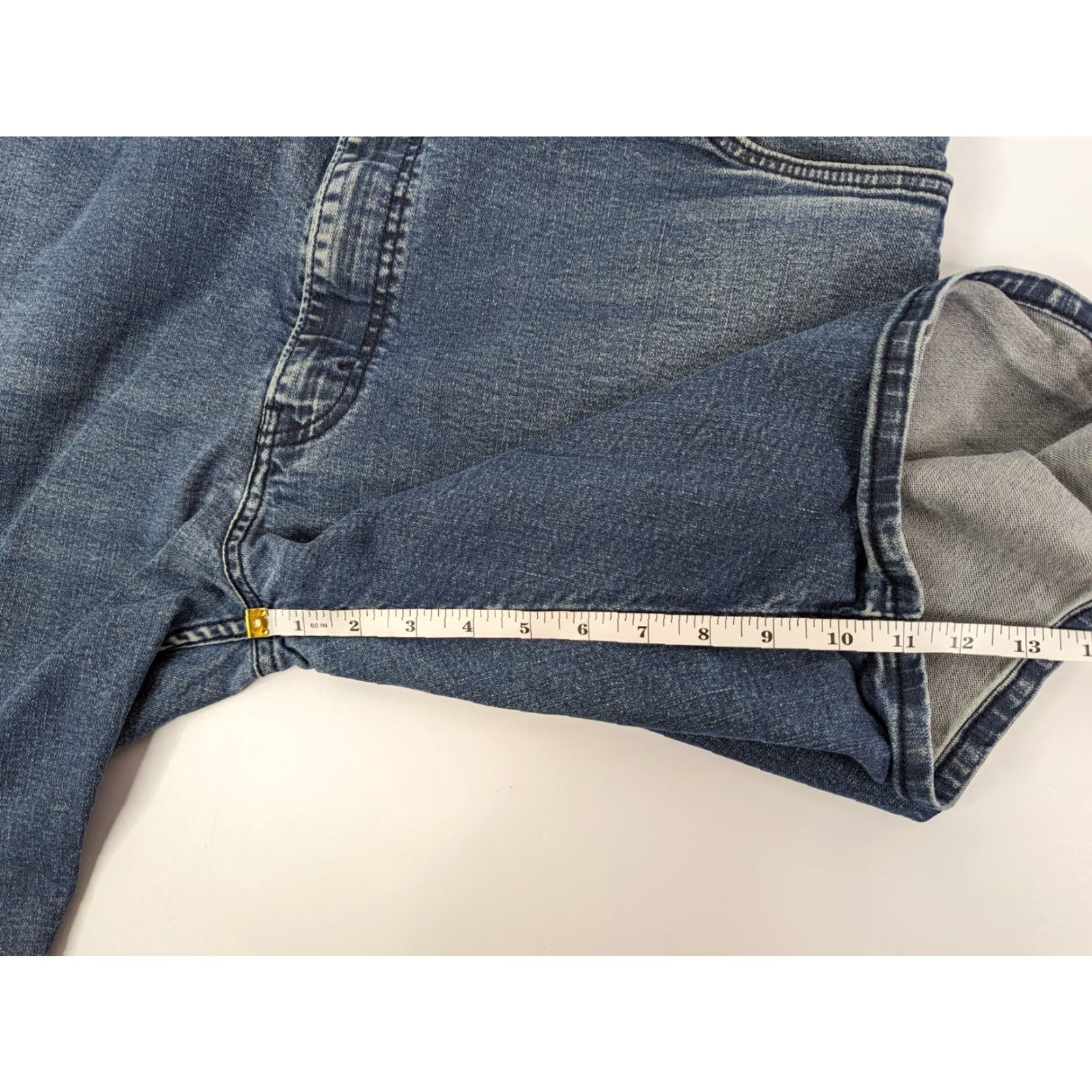 Levi's Levi's 569 Blue Denim Jean Shorts Stretch Rugged Work Wear Skater Men's Size 42 Size US 42 / EU 58 - 3 Thumbnail