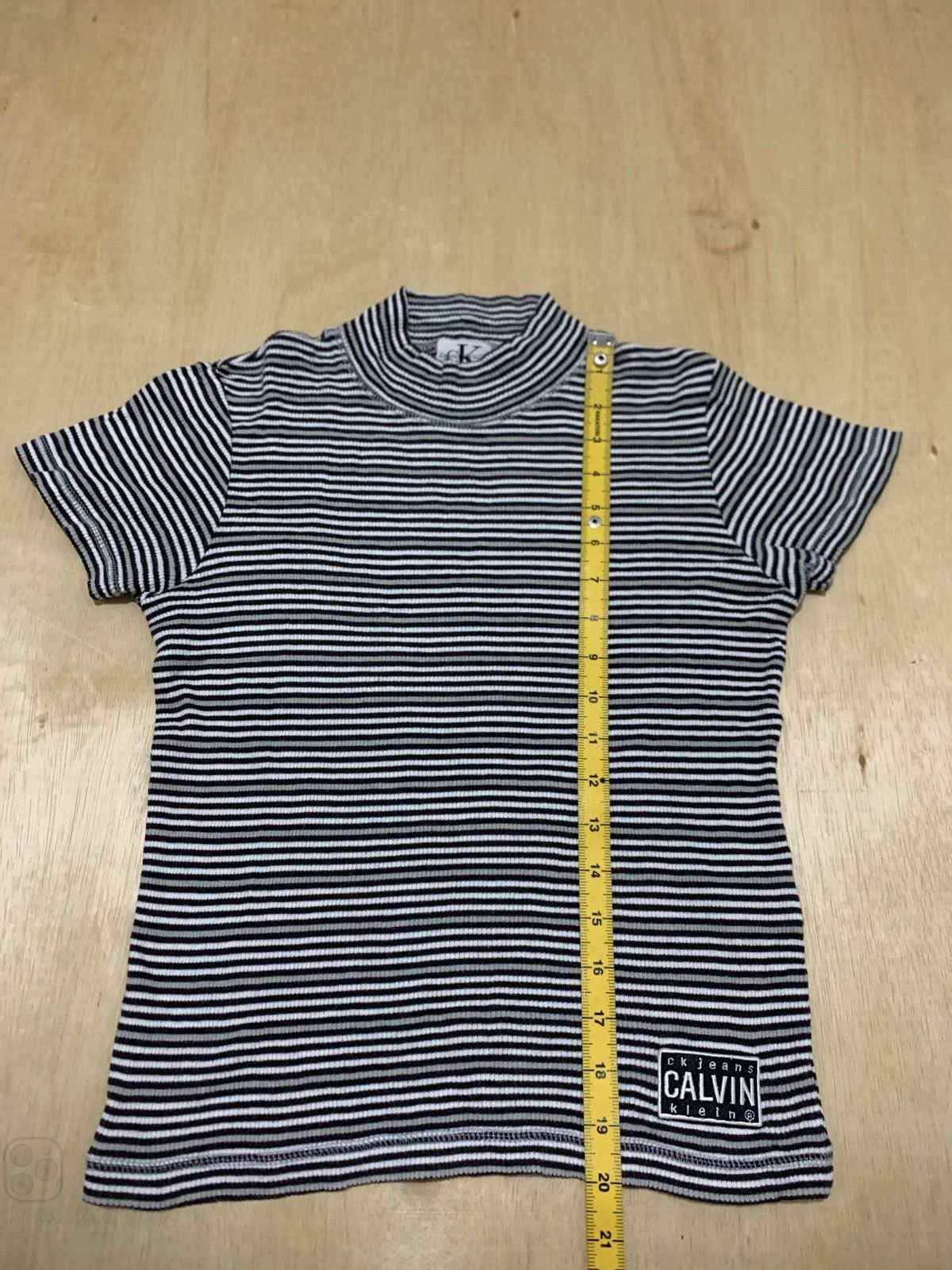 Calvin Klein × Japanese Brand Calvin Klein Jeans Stripe Womens Tshirt Size S / US 4 / IT 40 - 8 Thumbnail