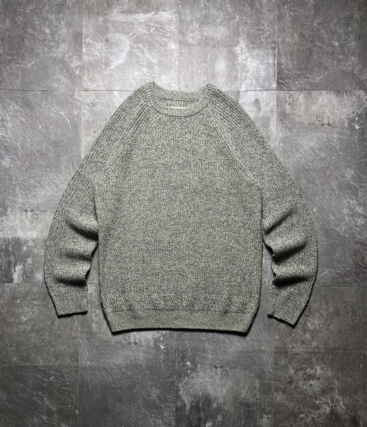 Folk Folk Heavy Knitted Wool Jumper Sweater in Mad Green Size 5 Size US L / EU 52-54 / 3 - 1 Thumbnail