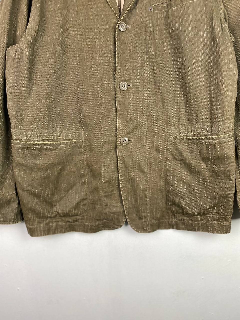 Smith's American vintage smiths american waxed denim jacket distressed Size US L / EU 52-54 / 3 - 3 Thumbnail