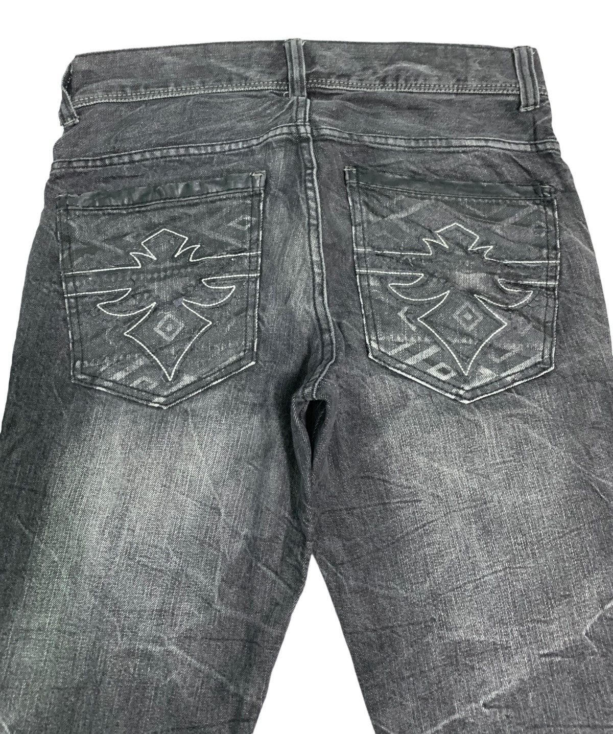 Japanese Brand 🔥Rare Japanese Brand RootThree Style Acid Wash Distressed Size US 32 / EU 48 - 8 Thumbnail