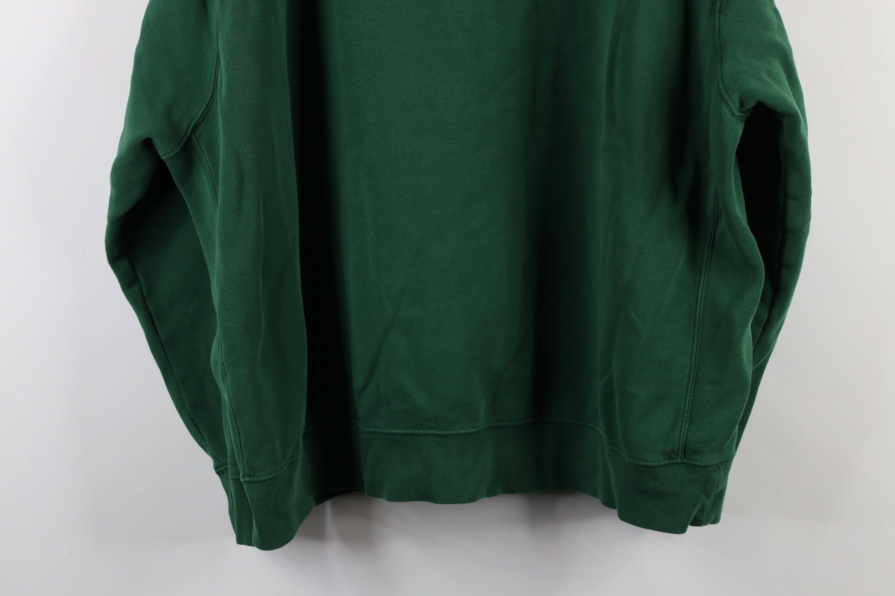 Nike × Vintage Vintage Nike Mini Swoosh Eagles Hoodie Sweatshirt Green Size US XXL / EU 58 / 5 - 11 Thumbnail