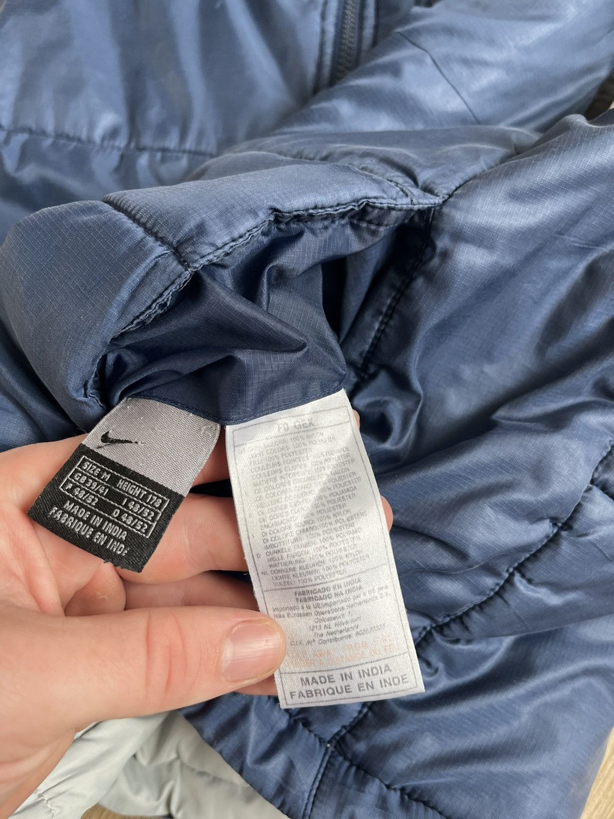 Nike Nike vintage y2k blue quilted puffer down vest gilet swoosh Size US M / EU 48-50 / 2 - 8 Thumbnail