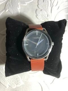 Nixon Nixon brown leather strap black dial watch Size ONE SIZE - 3 Thumbnail