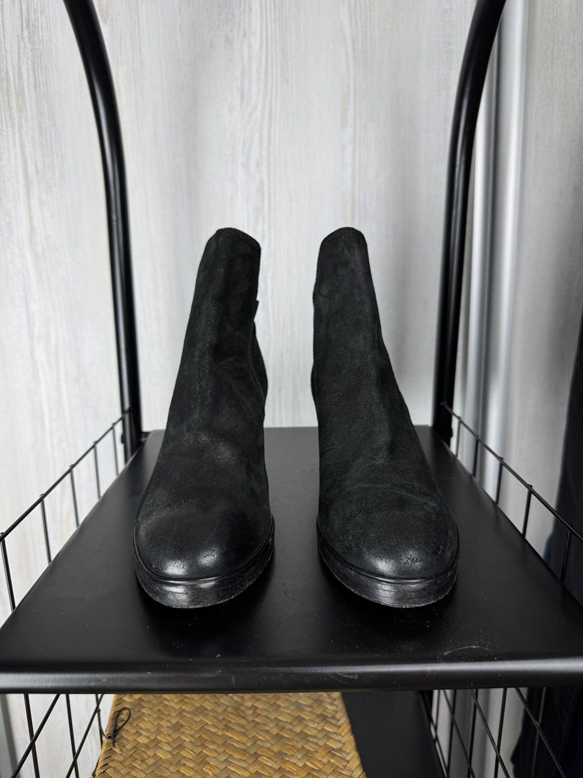 The Last Conspiracy The Last Conspiracy AASE WAXED SUEDE BLACK Ankle Boots sz 39 Size US 9 / IT 39 - 6 Thumbnail
