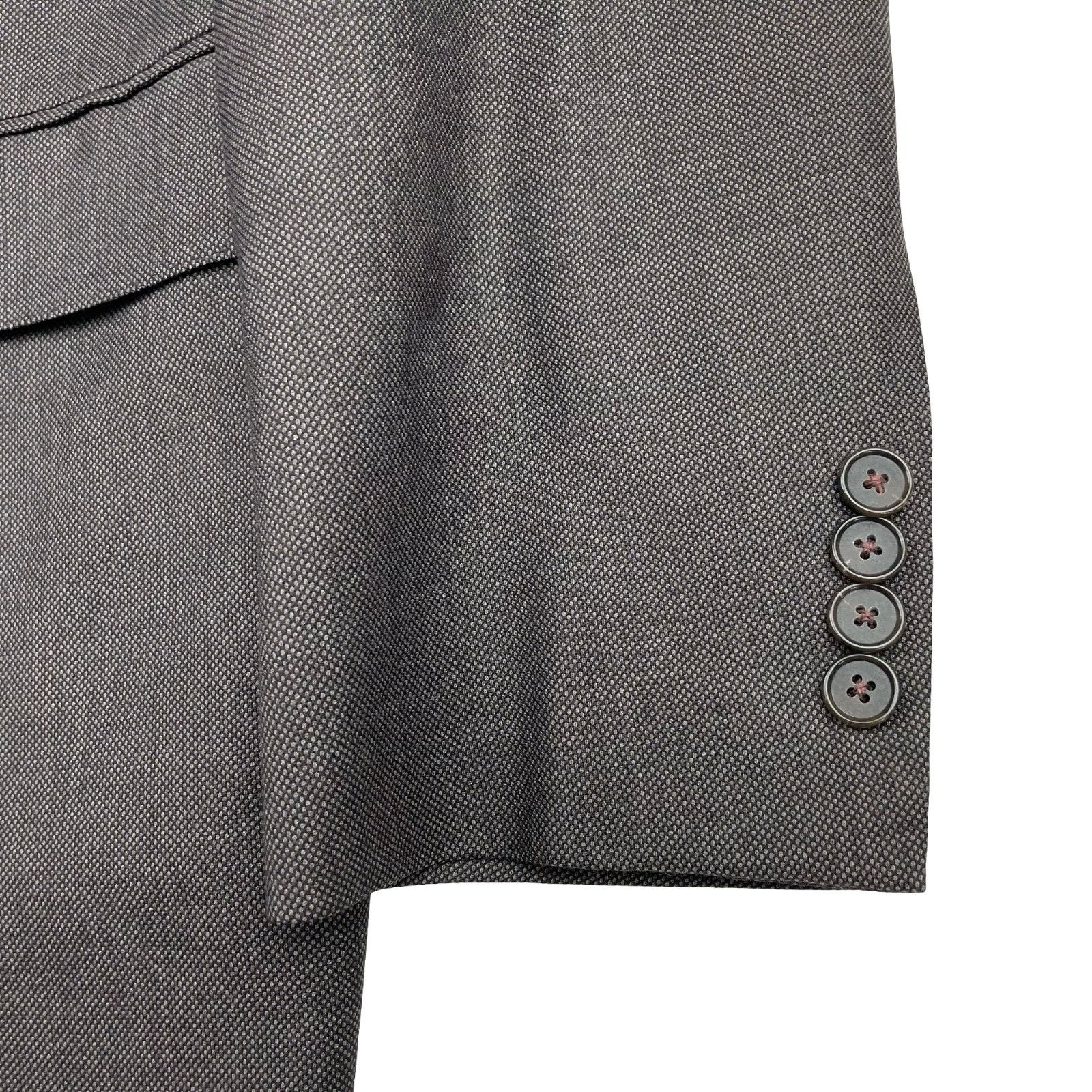 Hickey Freeman Hickey Freeman x Maus Hoffman Men’s Suit Brown Birdseye • US Size 44L - 4 Thumbnail