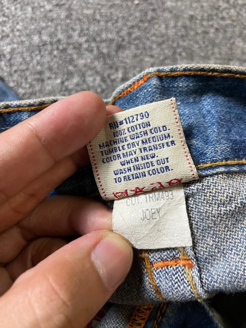 True Religion 🔥 Vintage TRUE RELIGION JOEY Stitched Jeans 🔥 (135) Size US 34 / EU 50 - 6 Thumbnail
